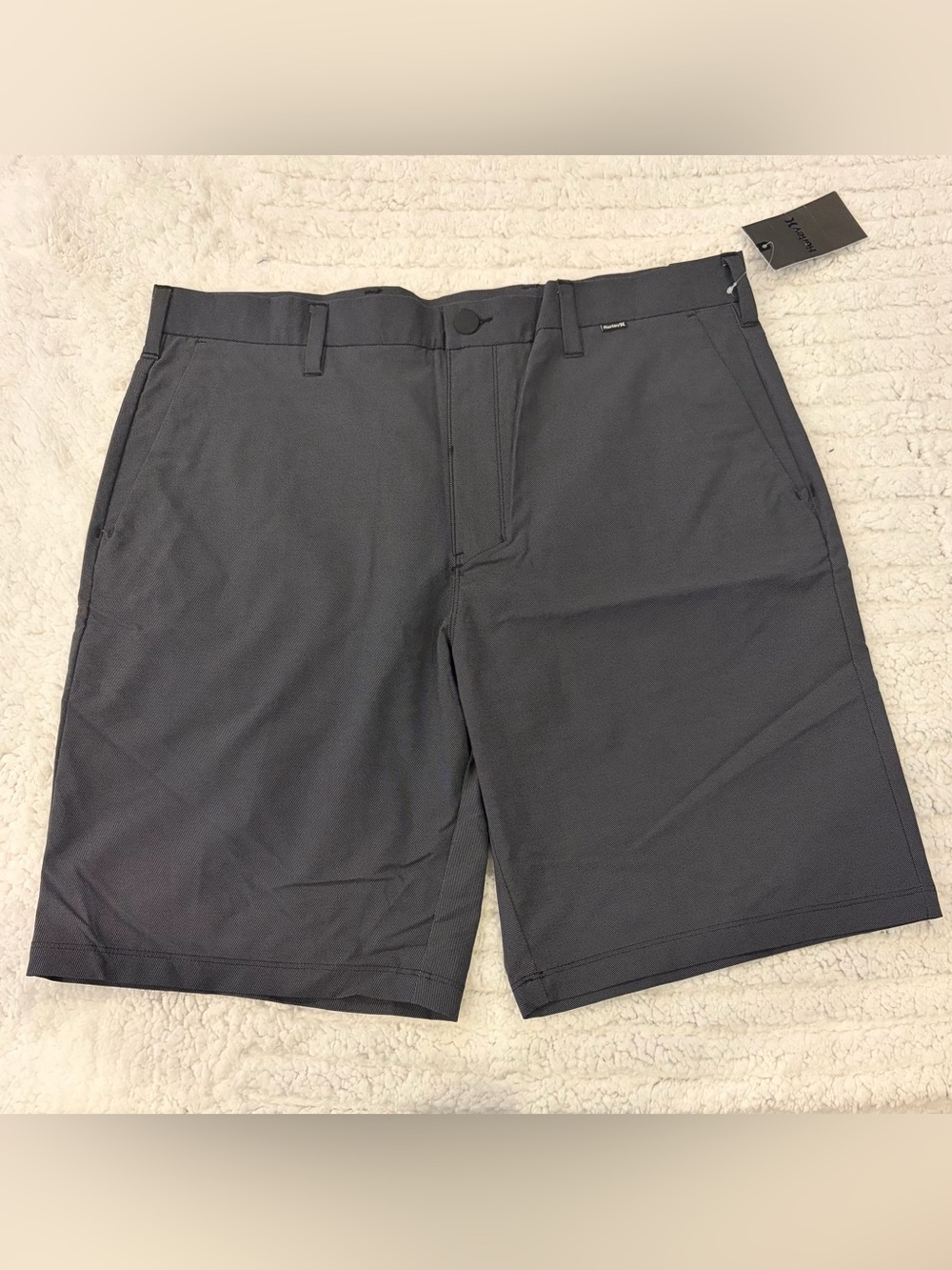Hurley Men's Athletic Shorts in Charcoal